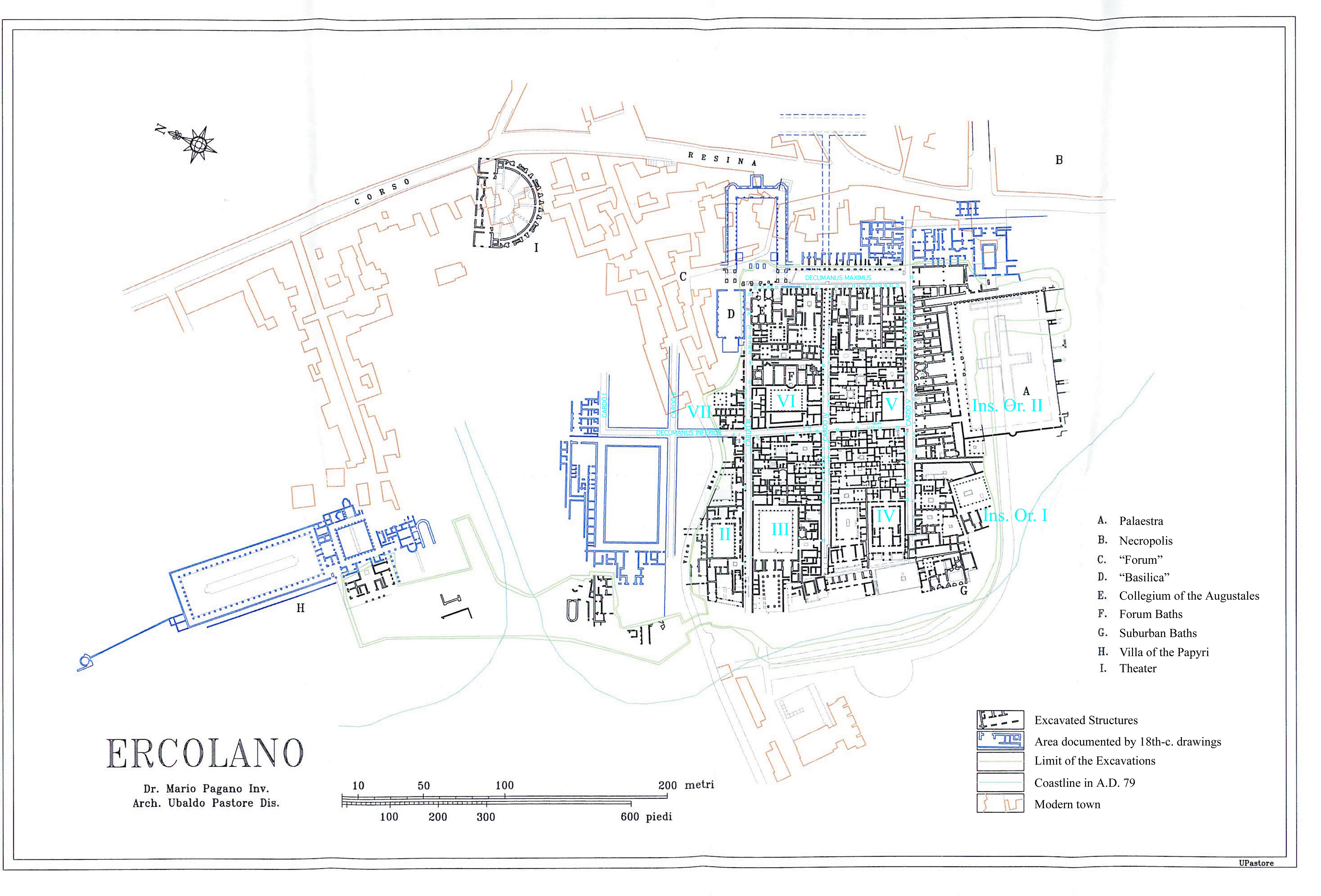 Herculaneum Maps, Plans, Guides Herculaneum Maps, Plans, Guides